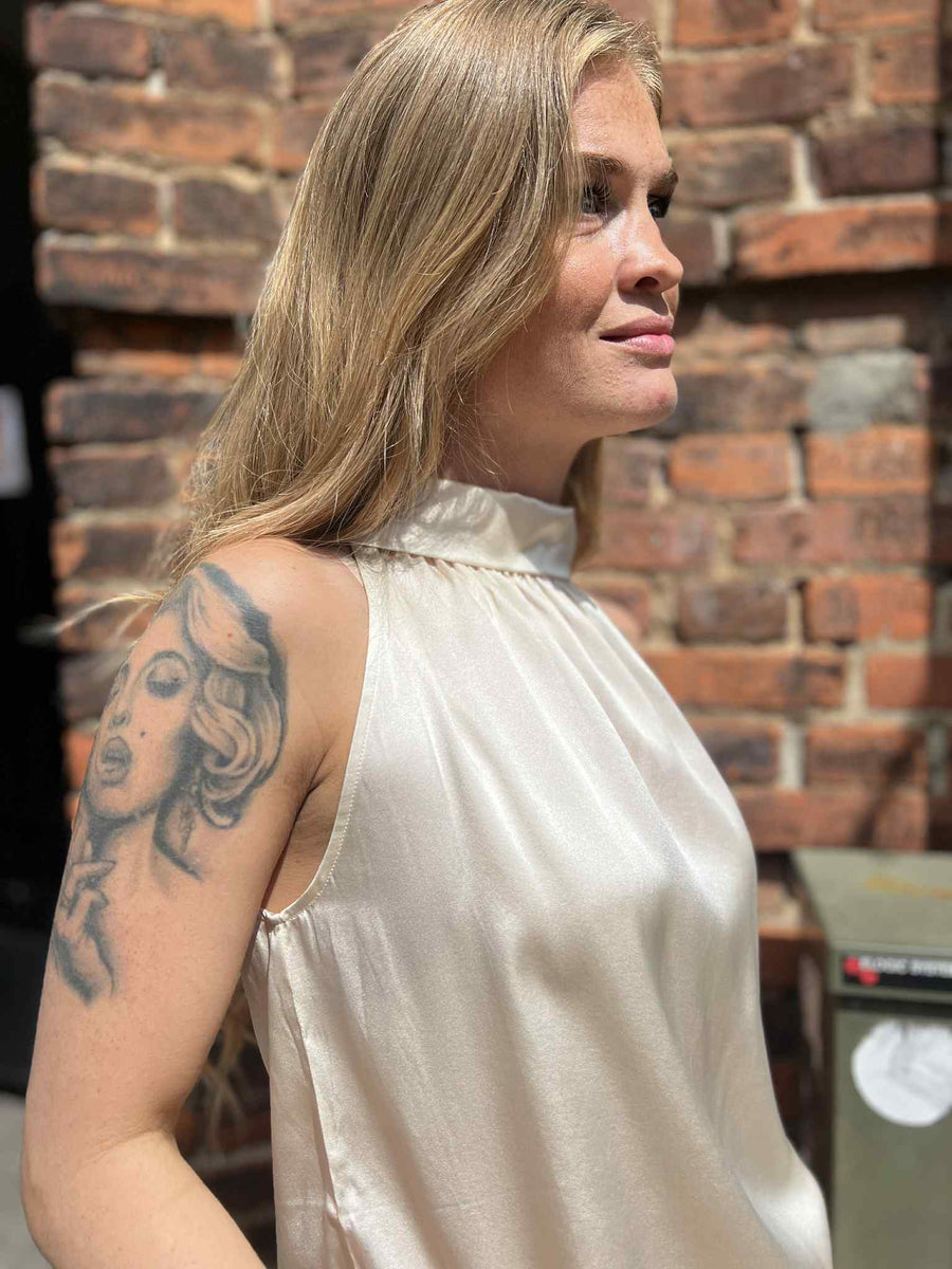 Charlotte Sparre - Bow top - Cream