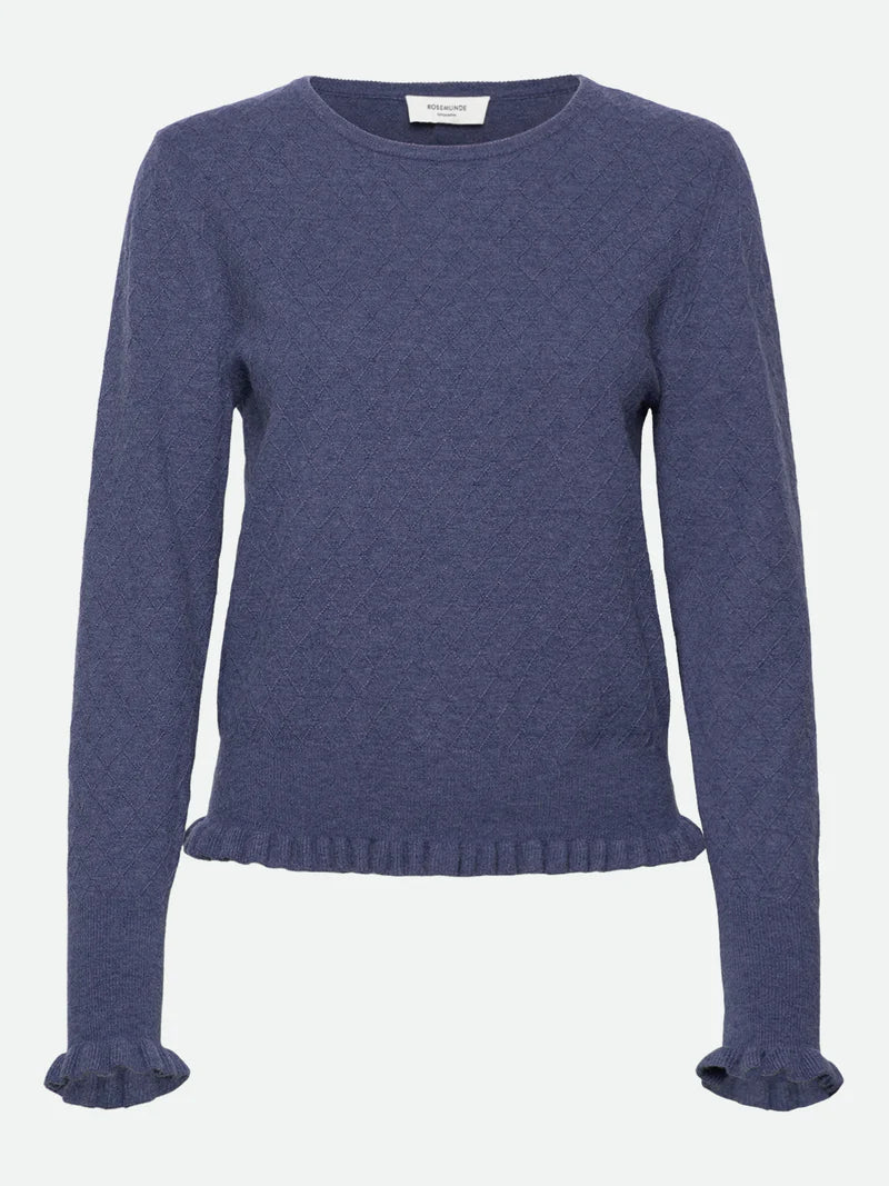 Rosemunde - Dahlia O-neck pullover - Blue