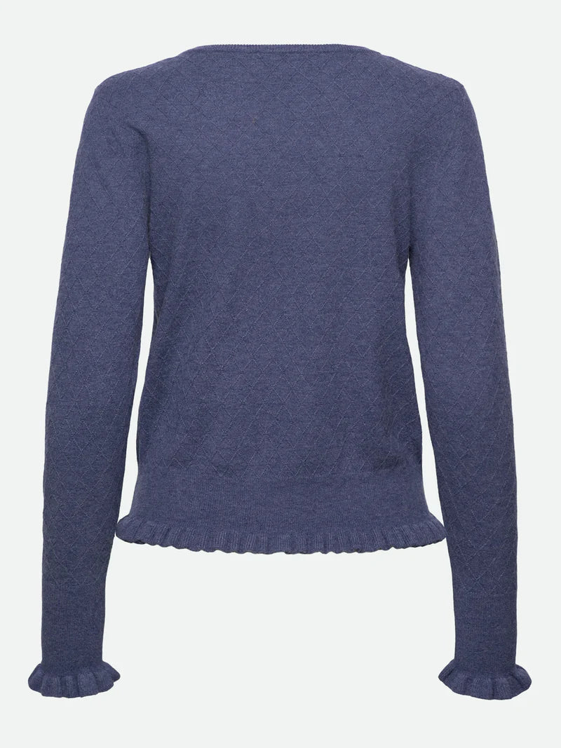 Rosemunde - Dahlia O-neck pullover - Blue