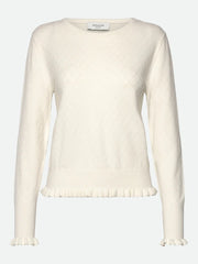 Rosemunde - Dahlia O-neck pullover - Ivory