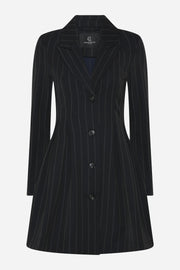 Bruuns Bazaar - Hydrangea Dress - Black Pinstripe