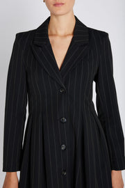 Bruuns Bazaar - Hydrangea Dress - Black Pinstripe