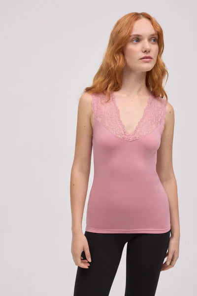 Ysabel Mora - Sleeveless thermo top - Dust pink