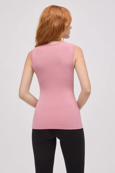 Ysabel Mora - Sleeveless thermo top - Dust pink