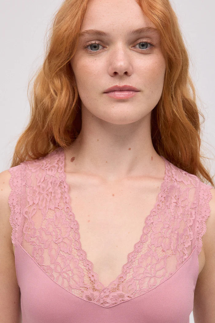 Ysabel Mora - Sleeveless thermo top - Dust pink