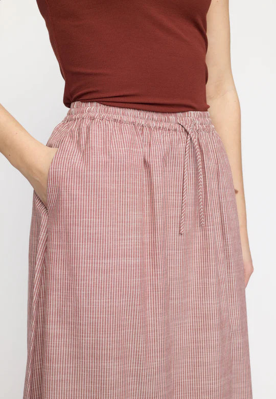 Live - Soft Rebels - Ebbi skirt - Brandy Brown
