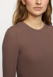 Soft Rebels - Fenja o-neck - Coffee