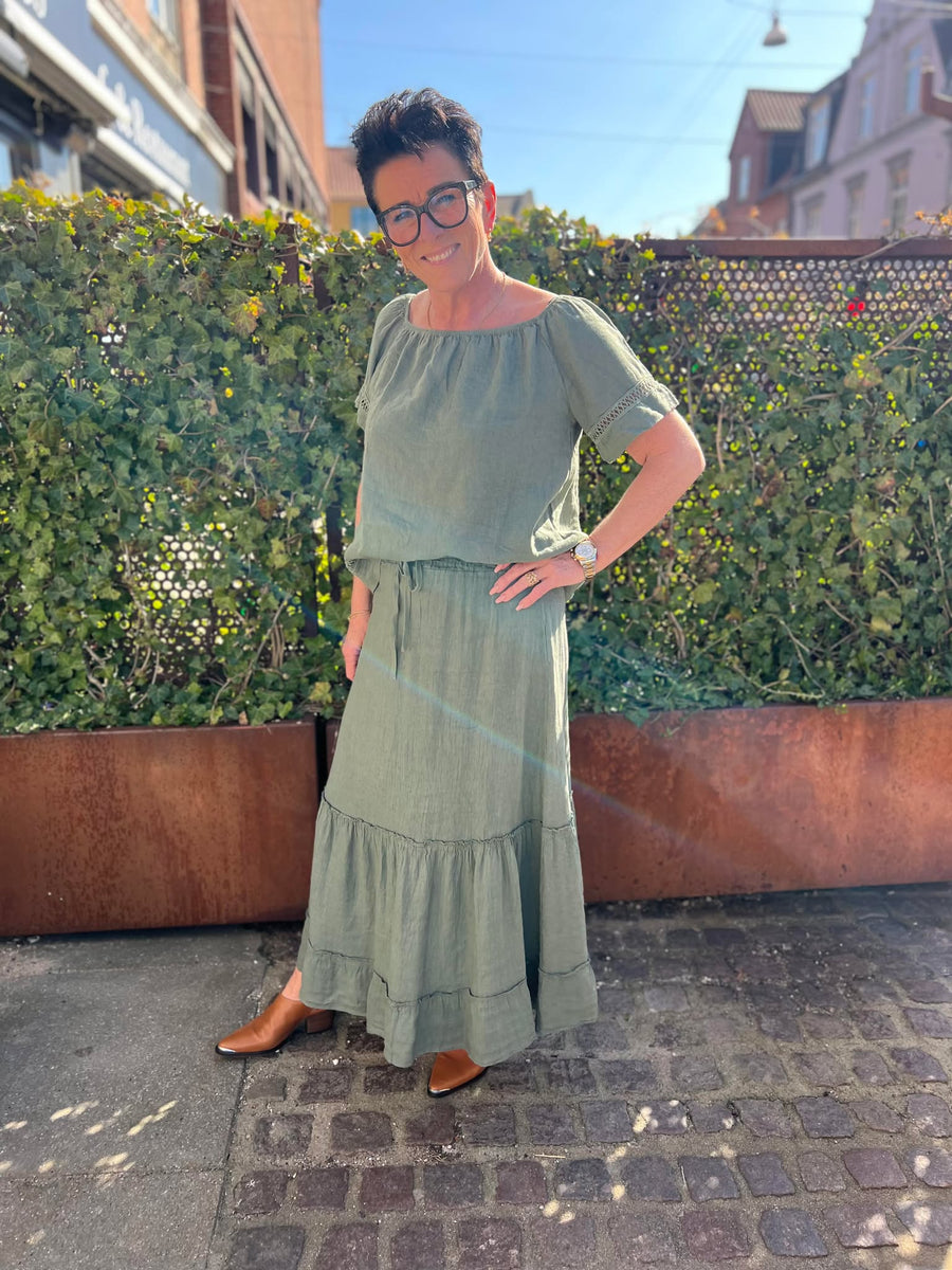 Sorbet - Fontanelle bluse - Army