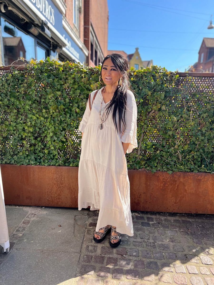 Sorbet - Fontanelle dress - sand