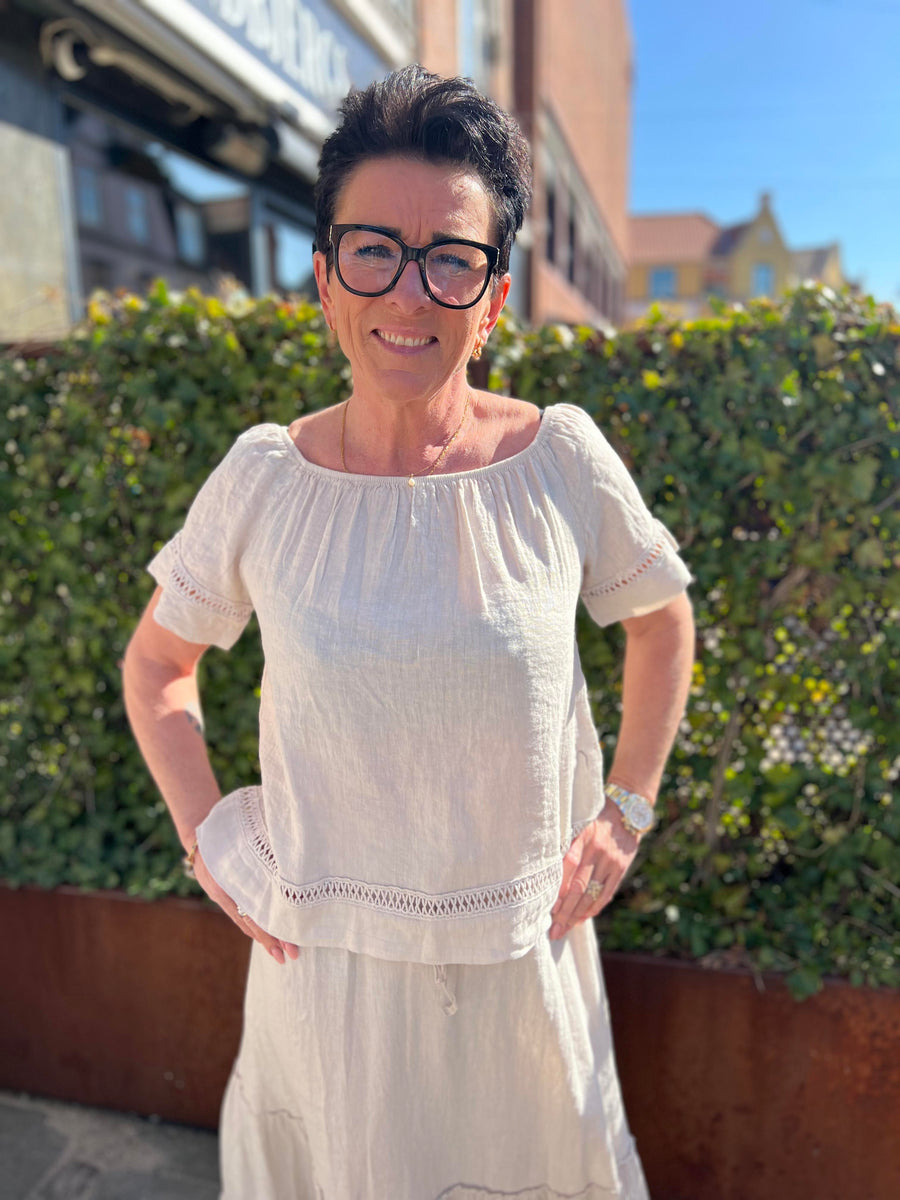 Sorbet - Fontanelle bluse - sand