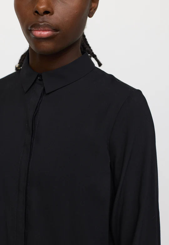 Soft Rebels - Freedom LS shirt - Black