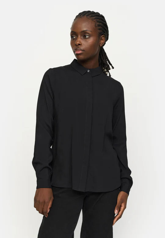 Soft Rebels - Freedom LS shirt - Black