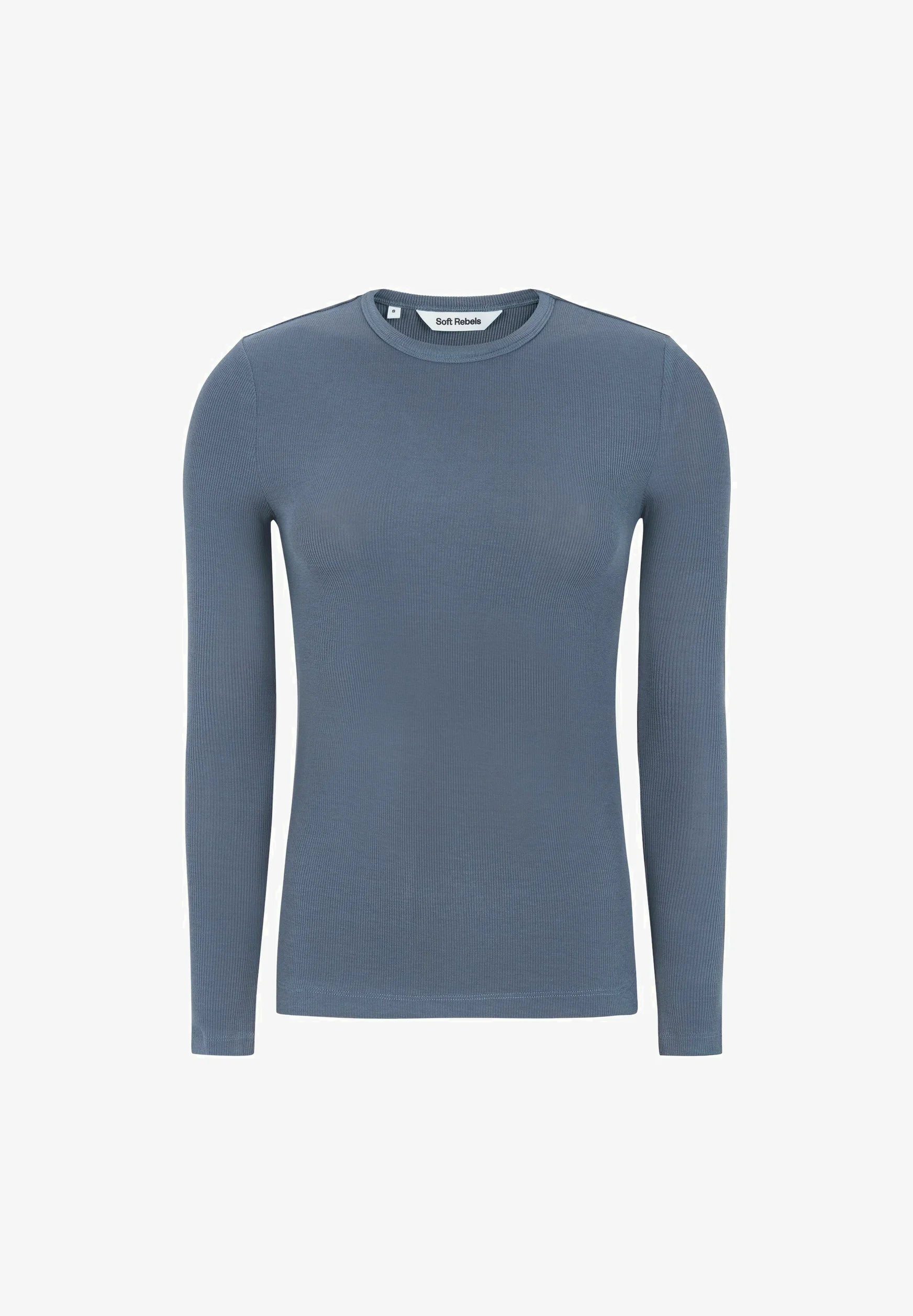 Soft Rebels - Fenja O-neck - Grisaille