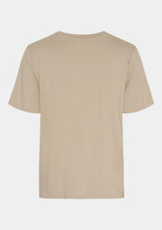 Isay - Gritt V-neck tee - Sand