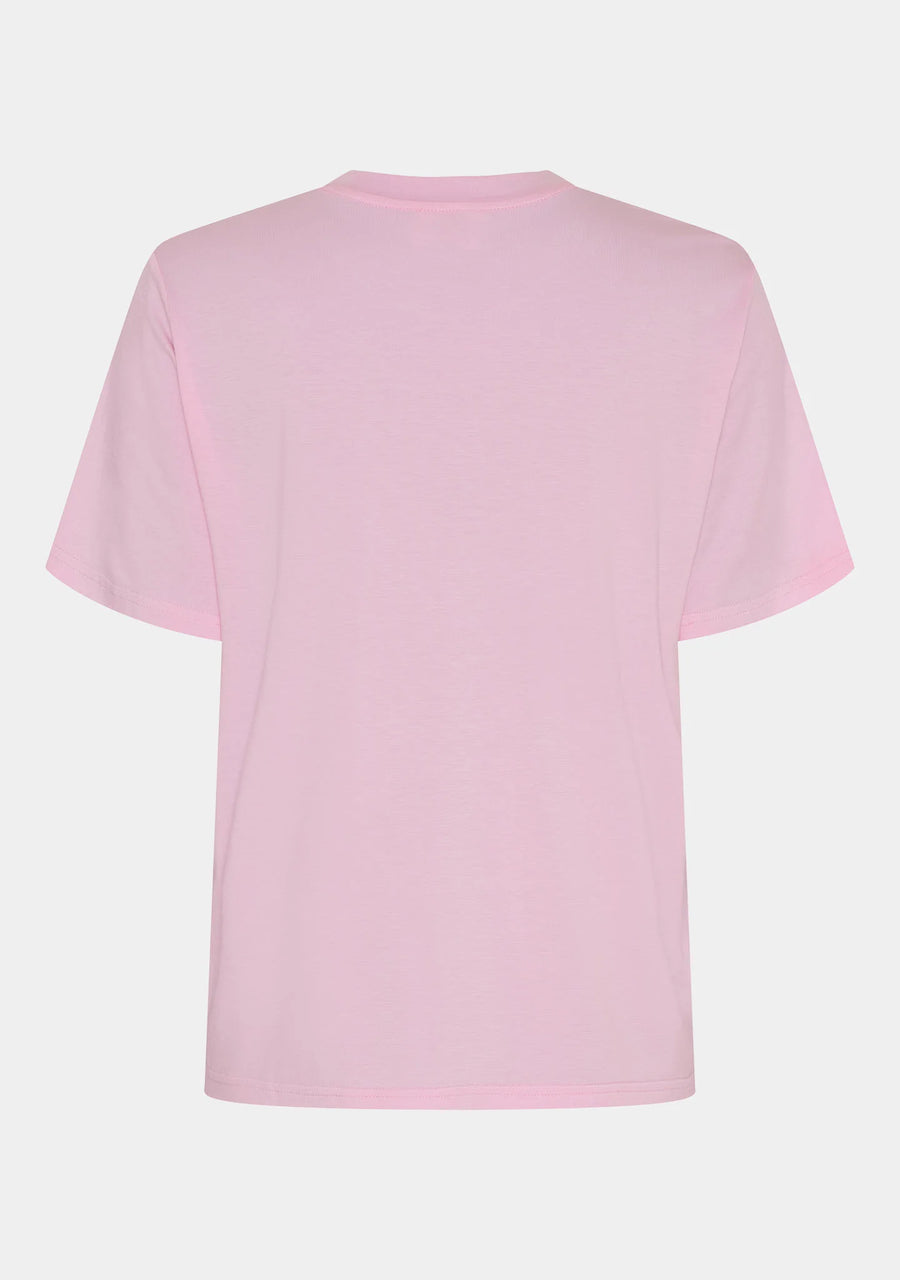 Isay - Gritt O-neck tee - Pink