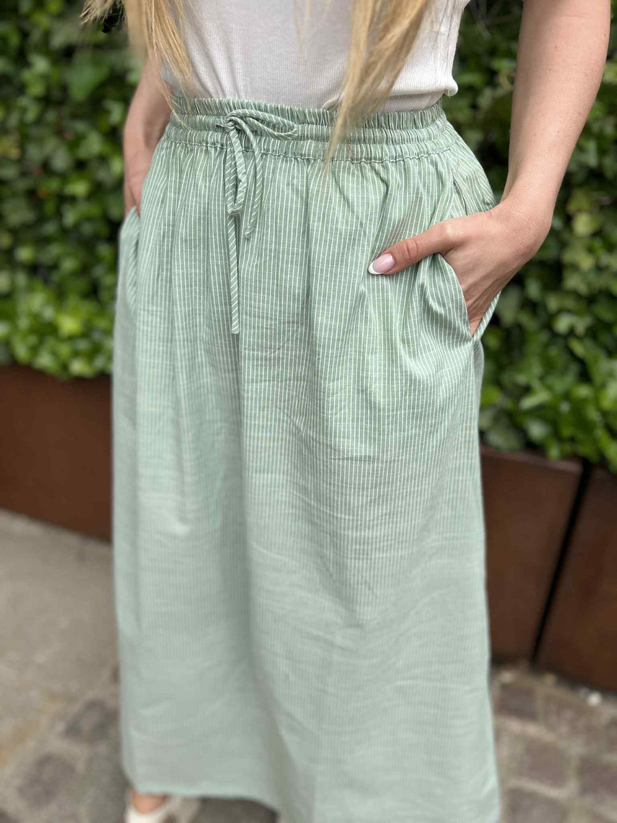 Live - Soft Rebels - Ebbi skirt - Mineral Green