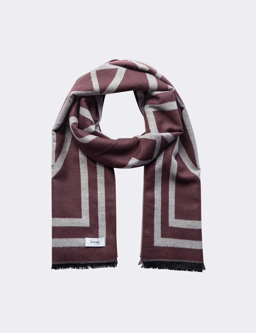 Leveté - Hartley Scarf - bordeaux
