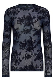 Hype the Detail - Lace blouse - Navy