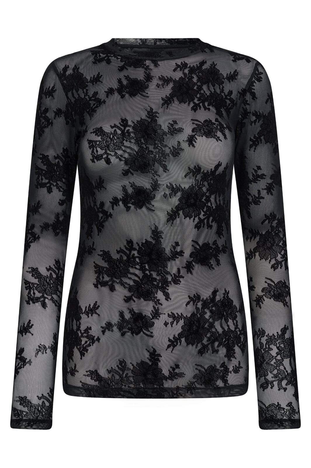 Hype the Detail - Lace blouse - Sort