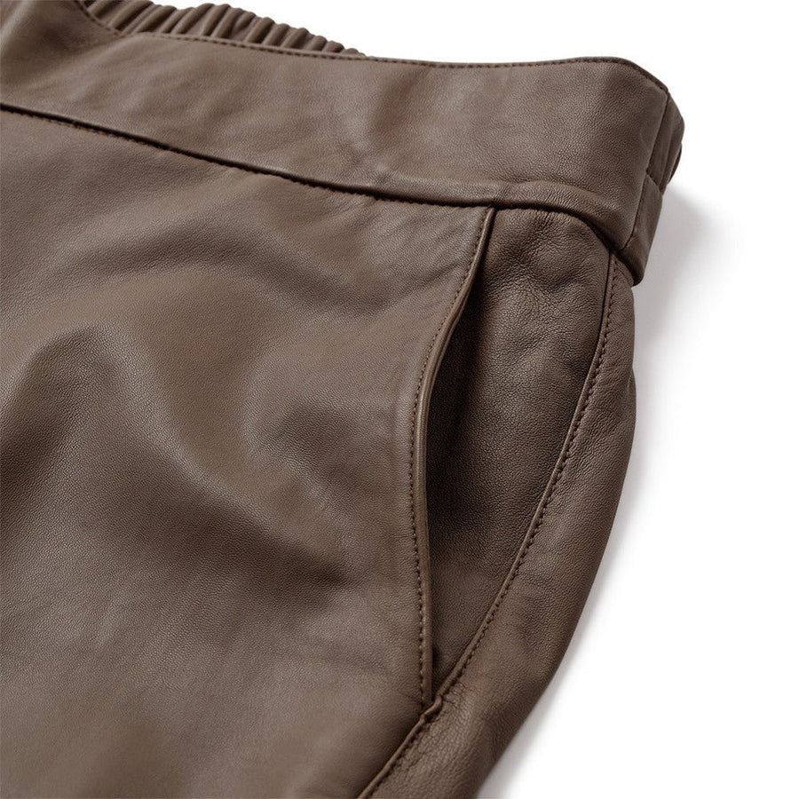 Depeche - LaurenDEP MW Full Length Wide Leg - Coffee