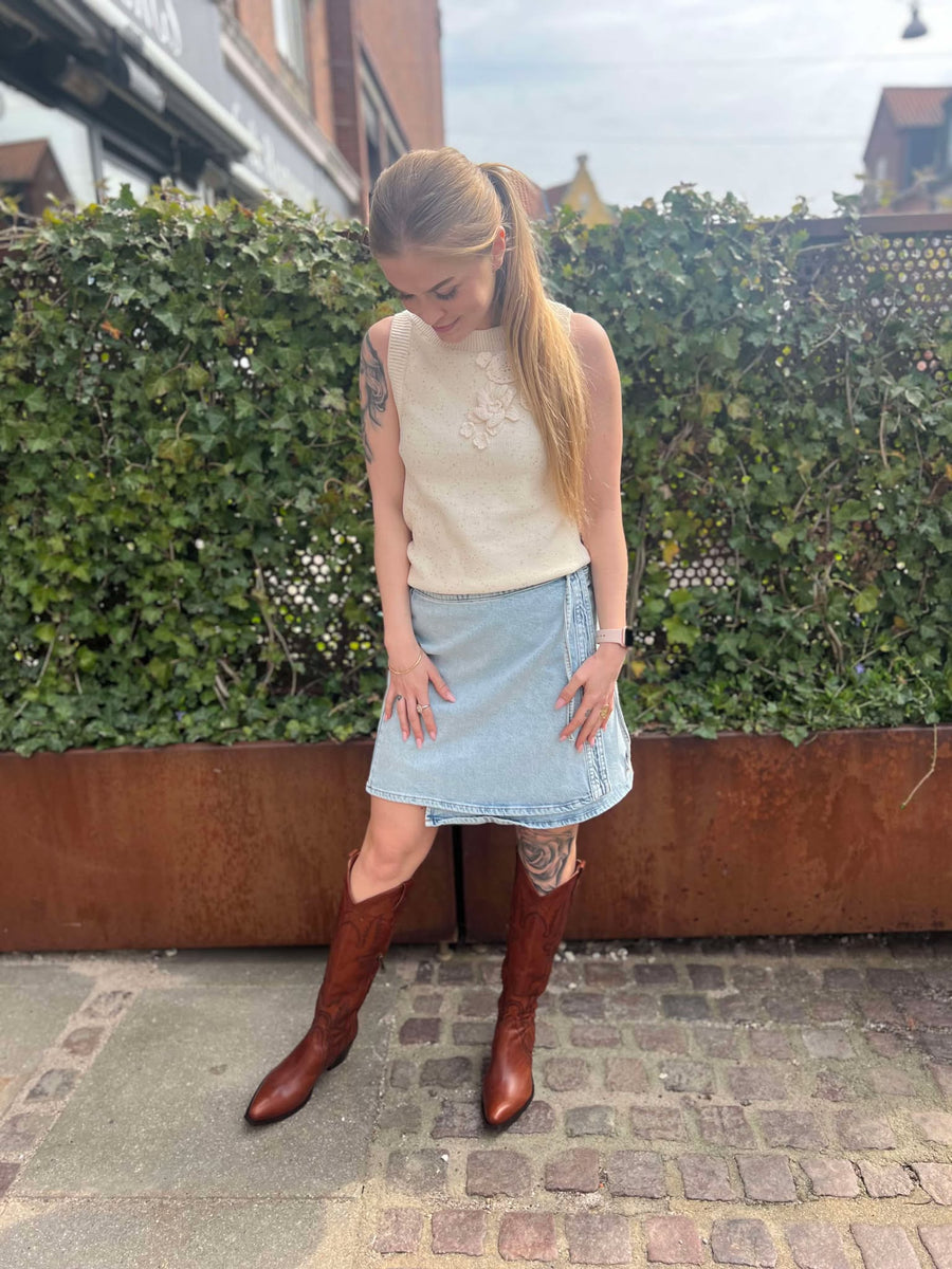 Leveté Room - Kosa skirt - Light denim blue