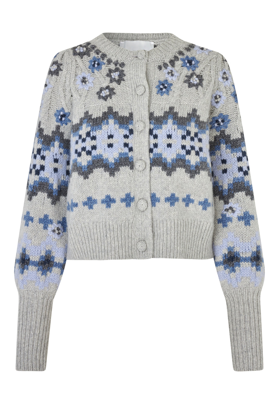 Dea Kudibal - Liva cardigan - Grey melange