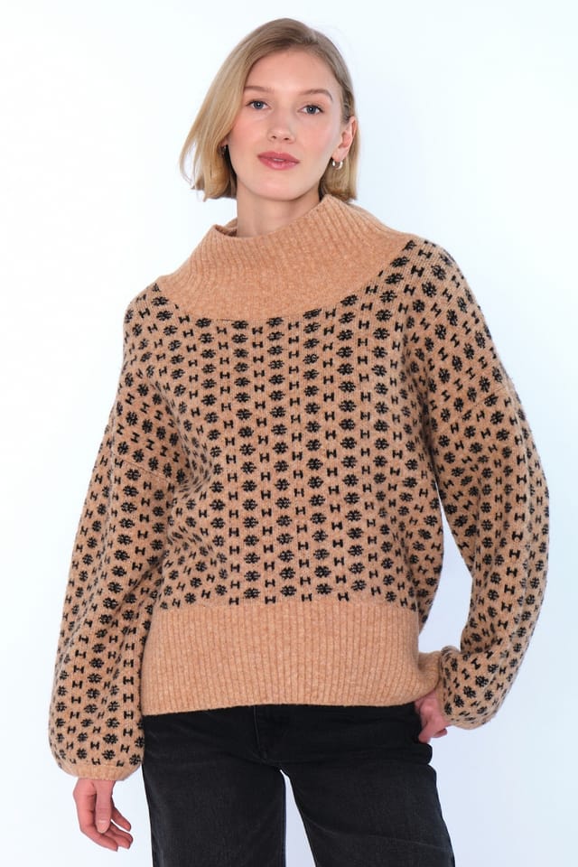 Hést - Logo sweater - Beige