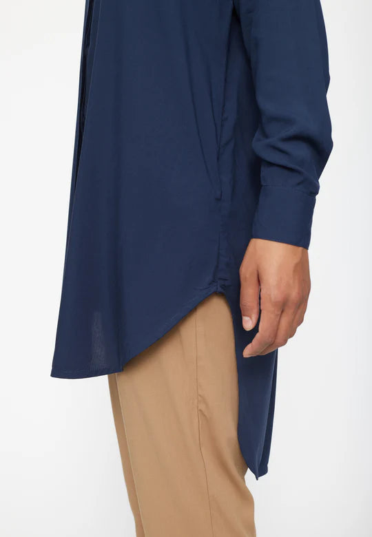 Soft Rebels - Freedom long shirt - Total eclipse