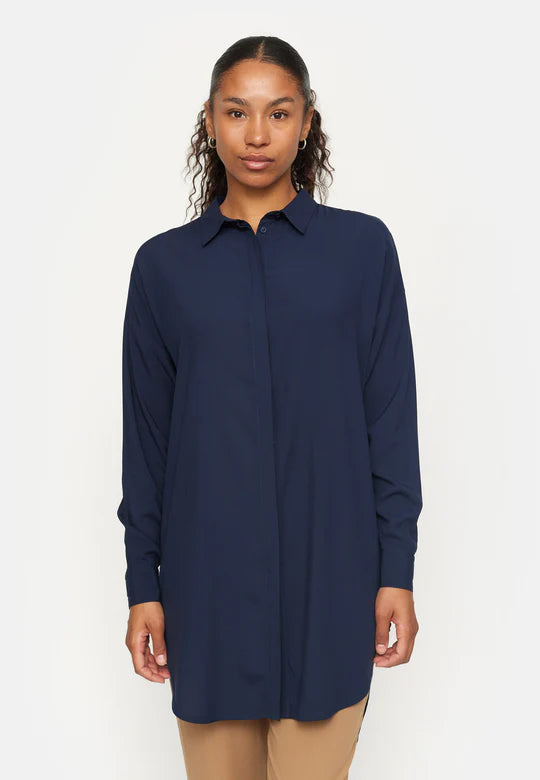 Soft Rebels - Freedom long shirt - Total eclipse