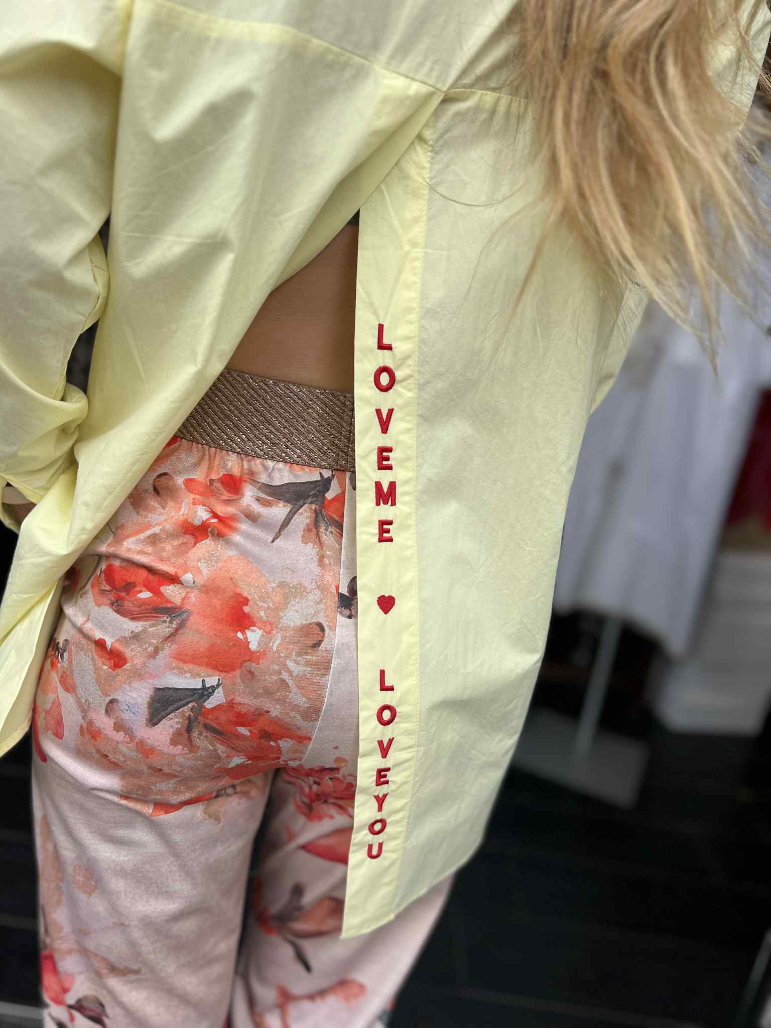 Qnuz - Love shirt - yellow