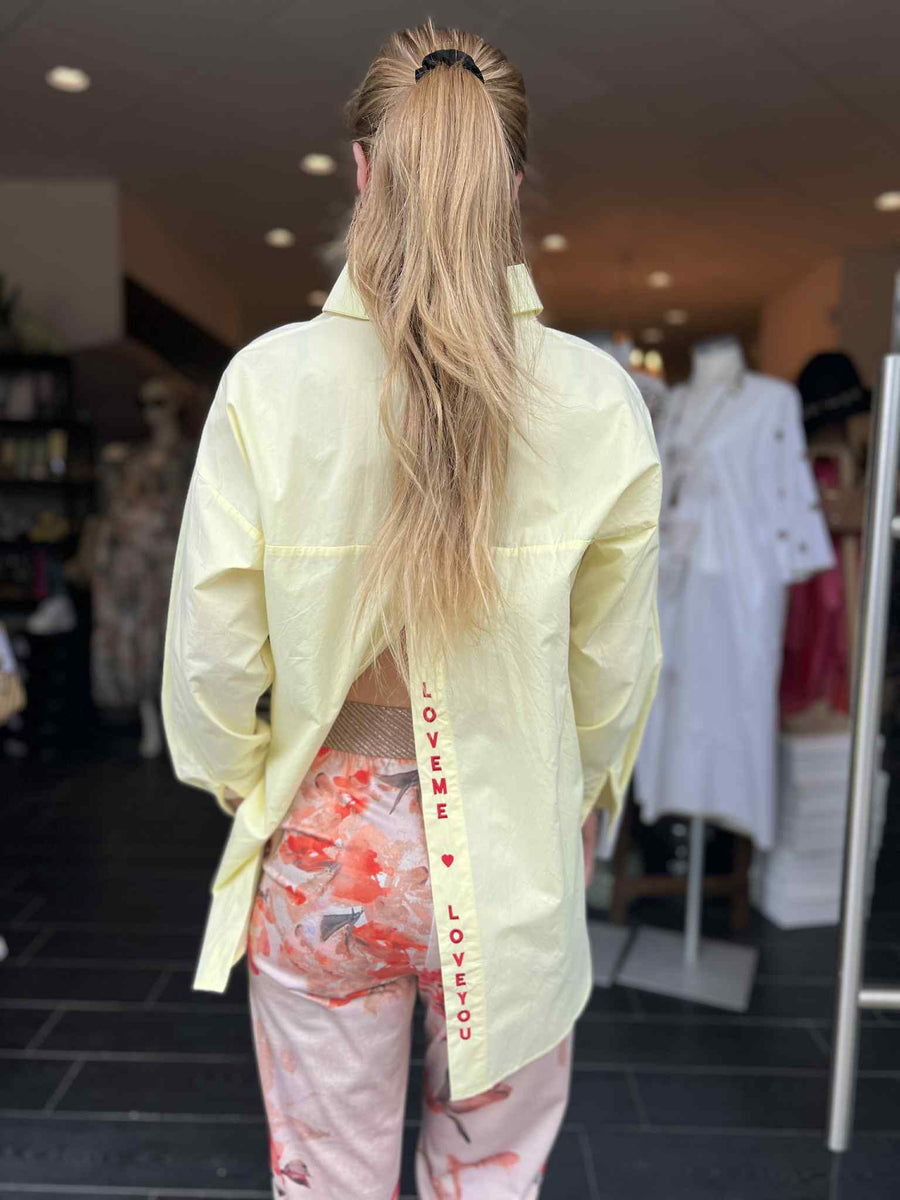 Qnuz - Love shirt - yellow