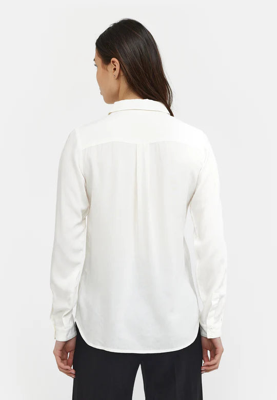 Soft Rebels - Freedom LS shirt - Snow white