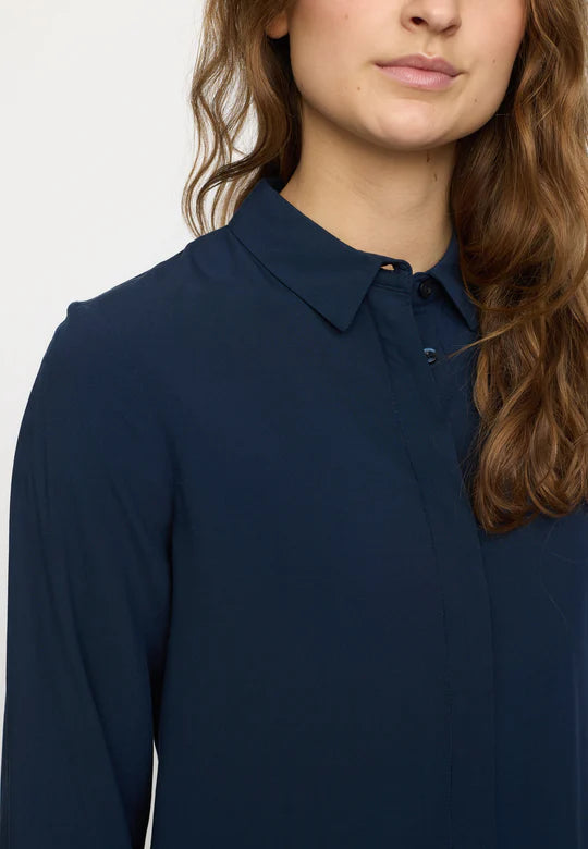 Soft Rebels - Freedom LS shirt - Total eclipse