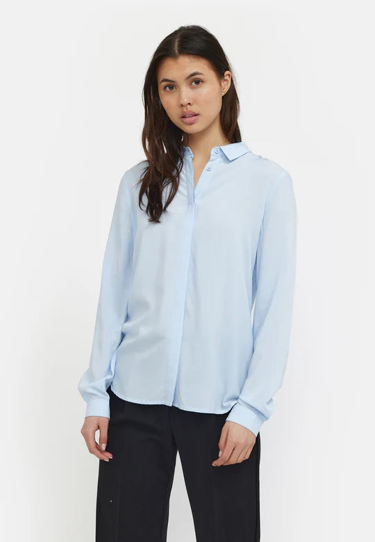 Soft Rebels - Freedom LS shirt - Cashmere blue