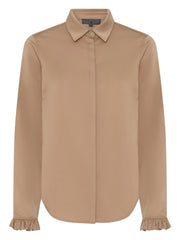 Lundgaard - Shirt w. stretch - Camel