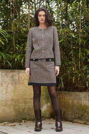 PBO - Marmonti skirt - Mid brown