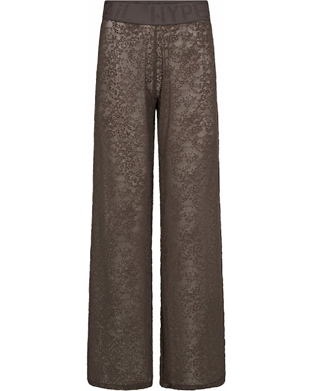 Hype the Detail - Lace Mesh Pants - Moro