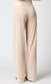 Hype the Detail - Lace Mesh Pants - Powder