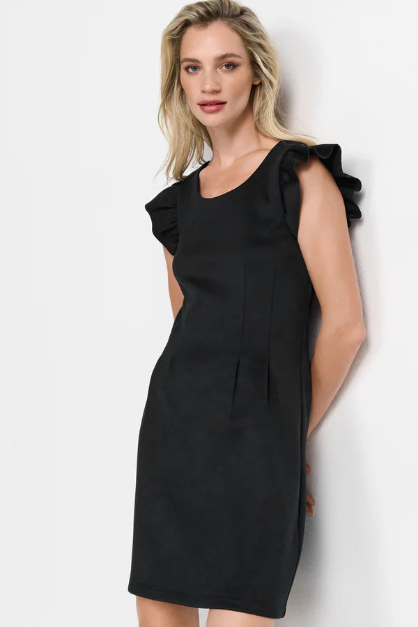 Rich & Royal - Scuba minidress - Black