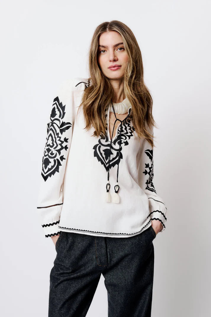 Moliin Copenhagen - Florencia bluse - White