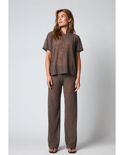 Hype the Detail - Lace Mesh Pants - Moro