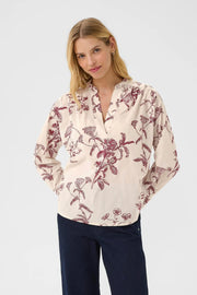 Part Two - Natale bluse - Tawny Port
