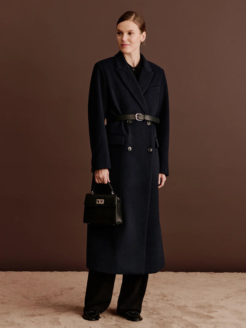 Rosemunde - Tova LS long coat - Navy