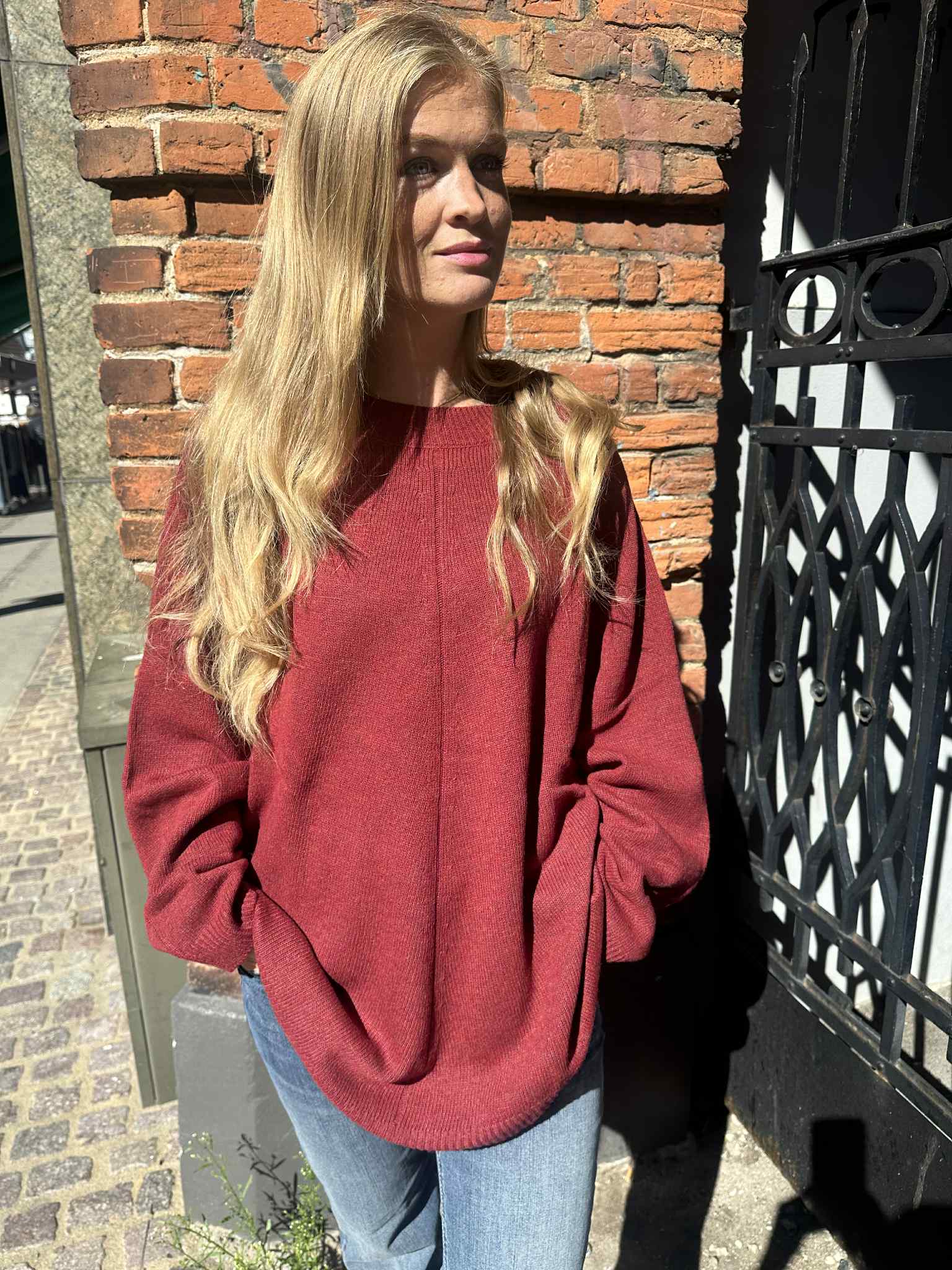 Lundgaard - One size knit - Rød