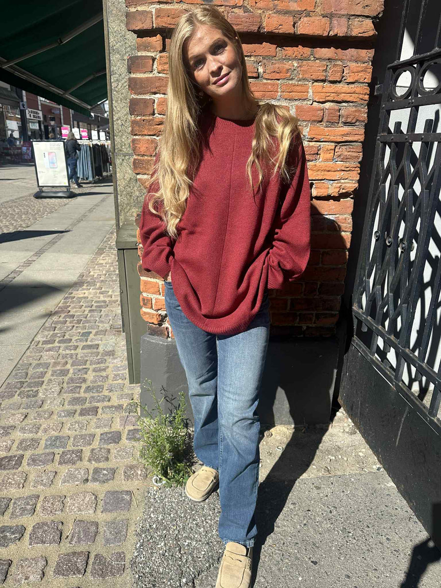 Lundgaard - One size knit - Rød
