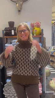 Hést - Fam New pattern Sweater - Dark Earth