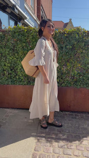 Sorbet - Fontanelle dress - sand