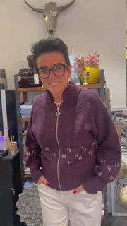 Hést - Märtha short jacket - Purple
