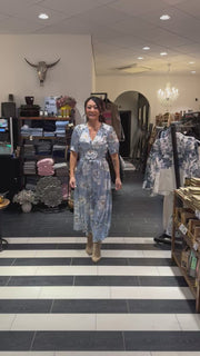 Dea Kudibal - Leandra dress - Paeonia skyway