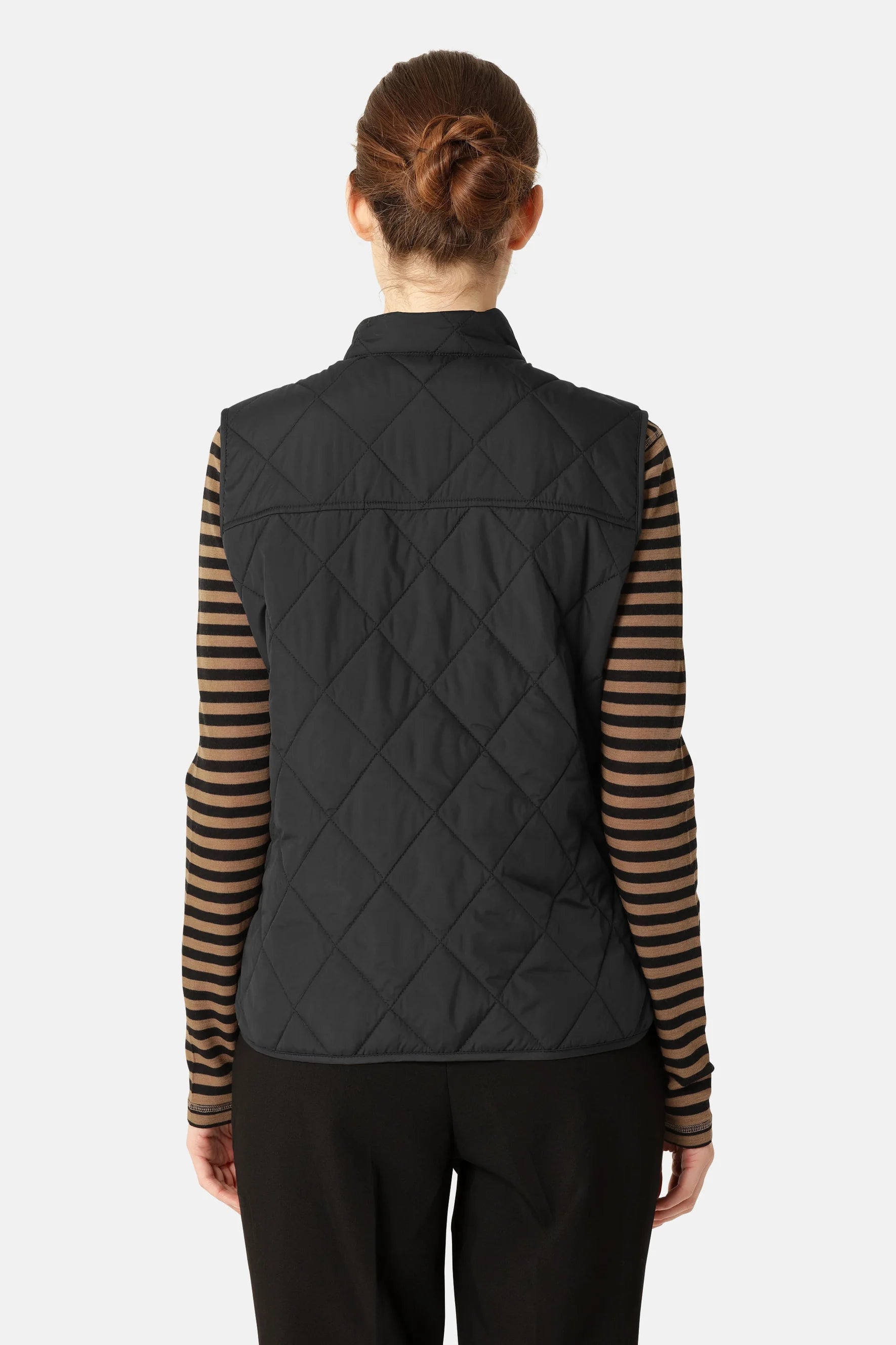 Ilse Jacobsen - Quiltet short vest - Sort